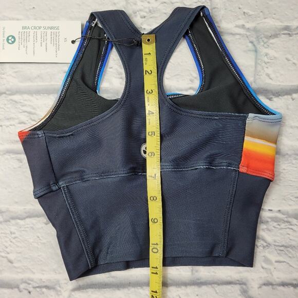 Soulgani Lux Low-Impact Crop Sunrise Print Sports Bra size XS - Picture 9 of 12